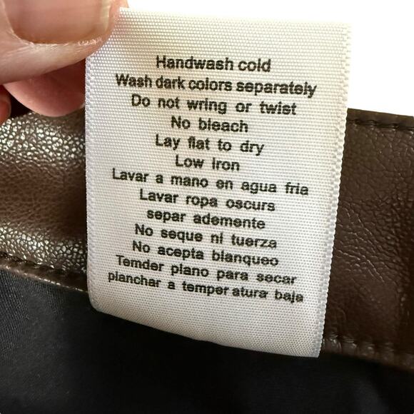 Judy Blue Faux Leather Tummy Control High Rise Straight size 15/32 Style JB88754 - Picture 8 of 11